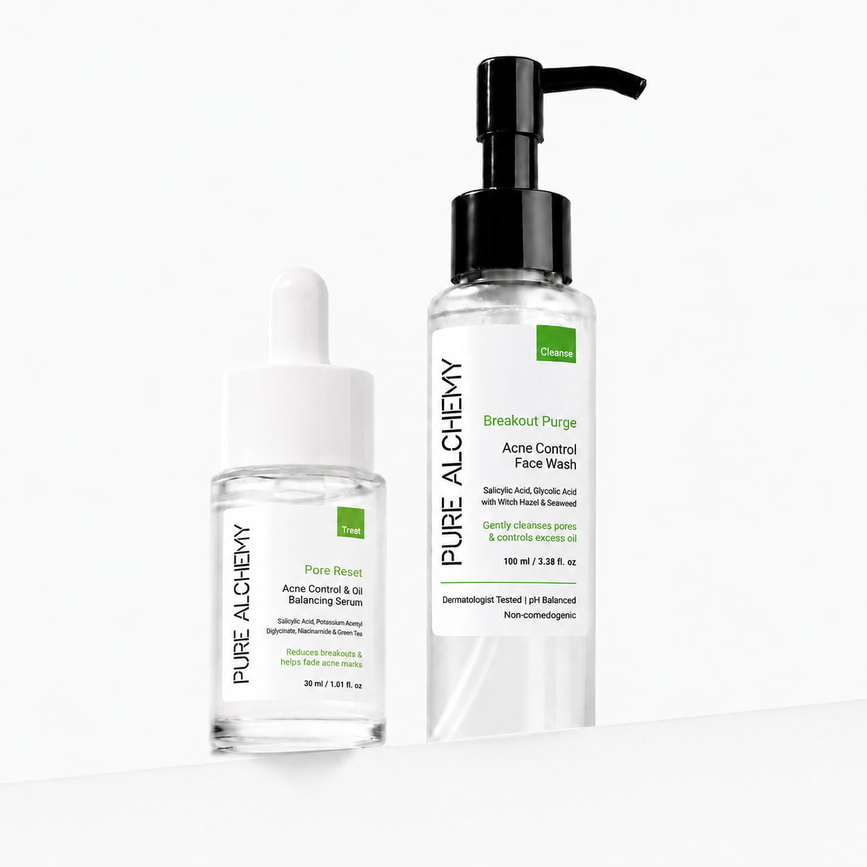 Acne Control Value Pack | Anti Acne Face Wash + Acne Control Serum