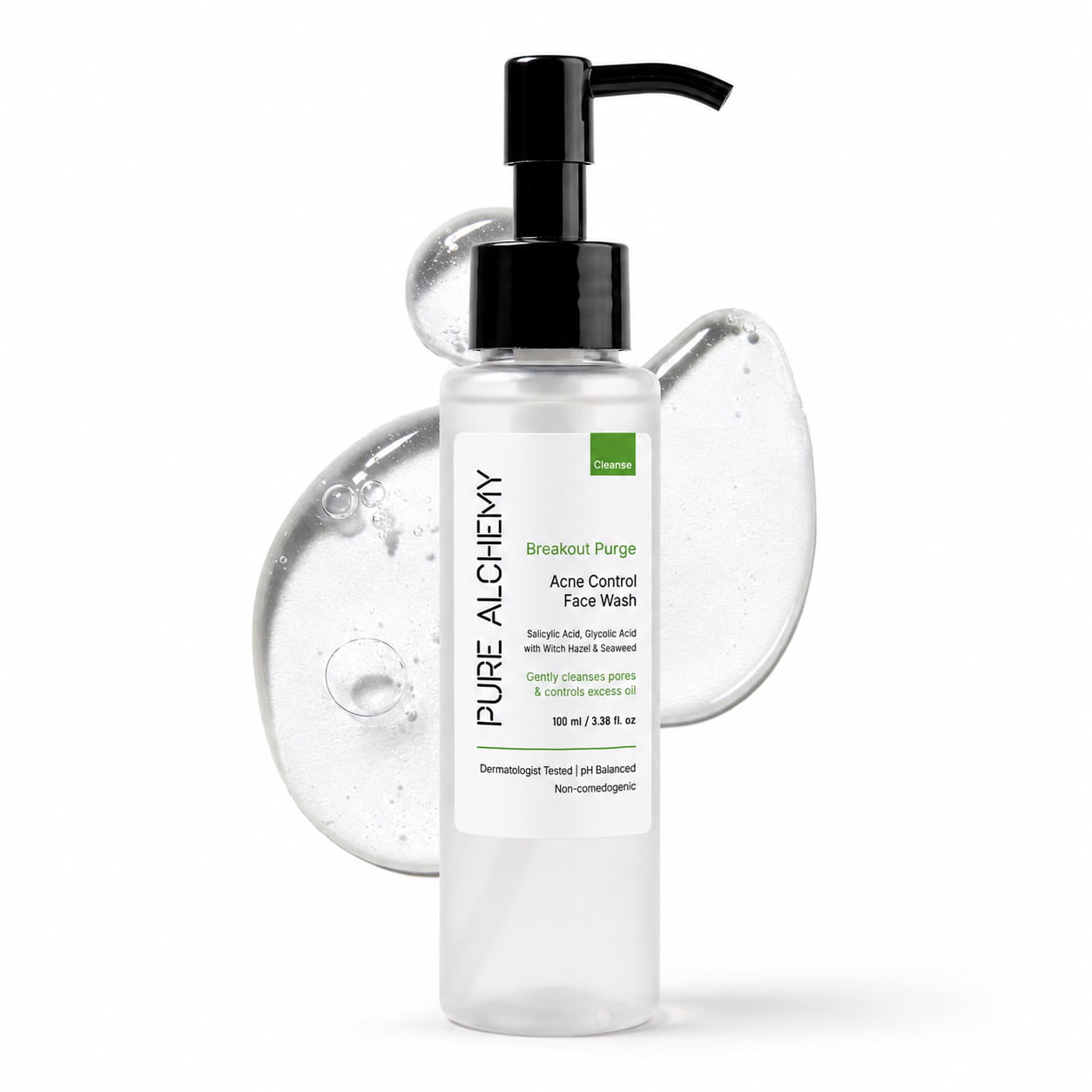 Breakout Purge - Deep Clarifying Anti-Acne, Oil-Control Face Wash - Pure Alchemy