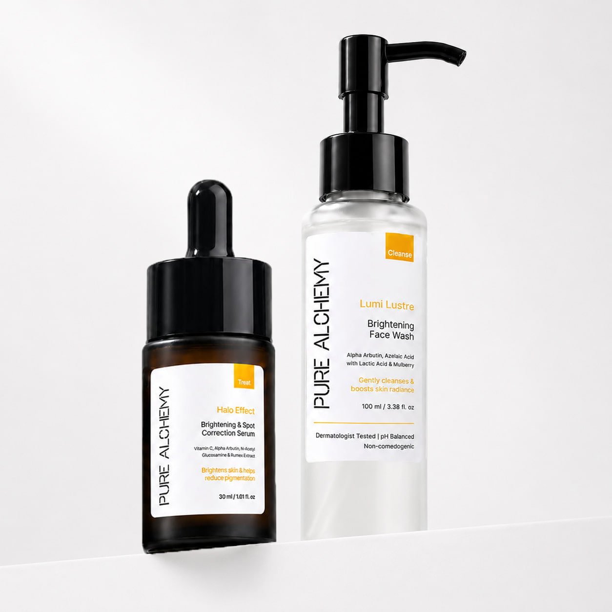 Brightening Value Pack | Brightening Face Wash + Brightening Serum - Pure Alchemy