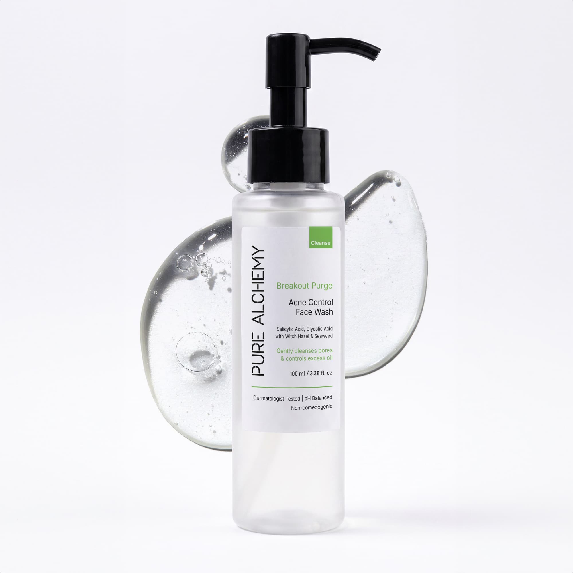 Breakout Purge - Deep Clarifying Anti - Acne, Oil - Control Face Wash - Pure Alchemy